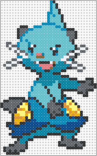 gen 5 dewott - light blue,gray,teal,pokmon,video game,nintendo,otter,sea animal,water animals