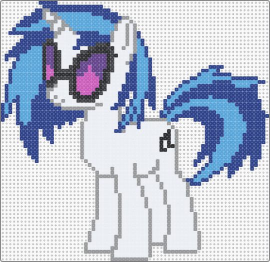 dj pon-3 - animal, animals, blue, djpon3, horse, light blue, mlp, my little pony, unicorn, vinyl scratch