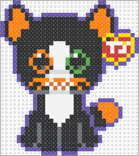 frights the cat beanie boo - black, cute kawaii, halloween, kidcore, nostalgia, orange, plush plushy plushie, plushies plushes, purple, stuffed toy toys, tweencore