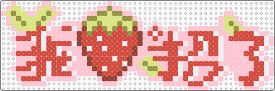 ichigo 𔓐𑇓 strawberry in japanese - pink,red,cute,kawaii,wall decor,decoration,japan,fruit,fruits,food
