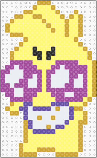 fat little bean chica - five nights at freddys, fnaf, video game, yellow