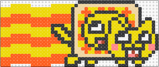 epic face nyan cat :DDDD - 2010s, internet meme, kitten, kitty, orange, yellow