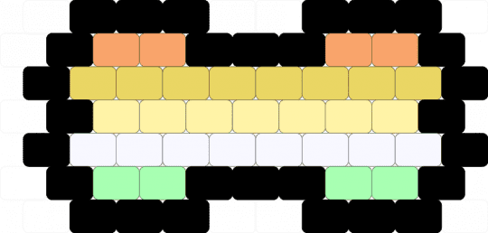 they/them flag bone outline ver - lgbt, lgbtq, lgbtqia, pride, pronouns, they them, trans gender, transgender, yellow