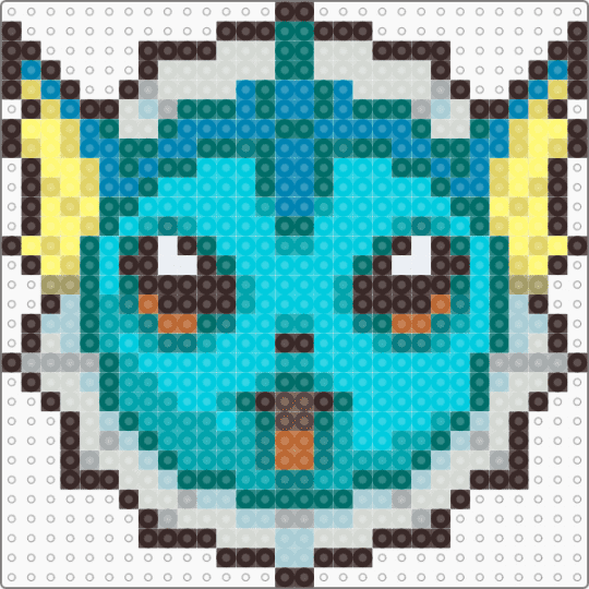 vaporeon charm - animal, brown, eevee, eeveelution, light blue, nintendo, pokmon, sea creature, teal, video game