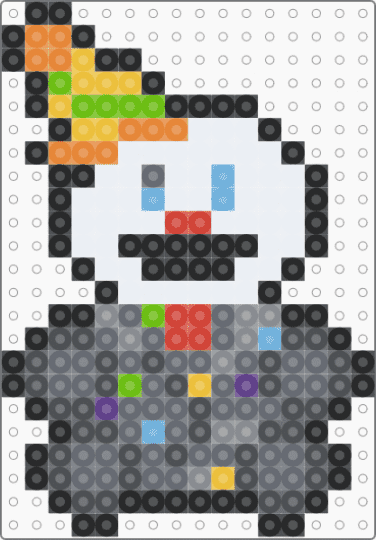 mini ennard ver.2 - gray,small,tiny,charm,keychain,fnaf,five nights at freddys,video game,easy