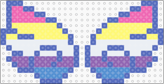 bigender angel wings ver.2 (fuse ver.) - accessory, blue, lgbt, lgbtq, lgbtqia, pink, pride