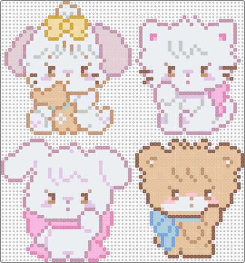 𐙚 souffle, mousse, cammy, latte 𐙚 - white,pink,beige,mikko,cute,kawaii,cat,kitty,bear,animal,puppy dog