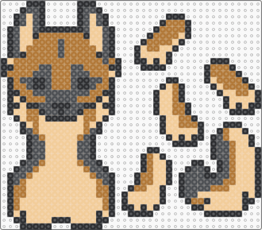 german shepherd ragdoll (credit: kiyo pi) - animal, beige, dangle dangler, furry, keychain, puppy dog, tan