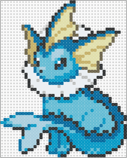 vaporeon - animal, blue, eevee, eeveelution, light blue, nintendo, pokmon, sea creature, video game