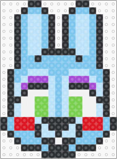 toy bon charm - charms, cute kawaii, five nights at freddys, fnaf, furry, keychain, light blue, toy bonnie rabbit, video game
