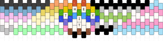 personal pride cuff - colorful, green, itits, lgbt, lgbtq, lgbtqia, light blue, pink, queergender, teal, theythem, trans gender, transgender