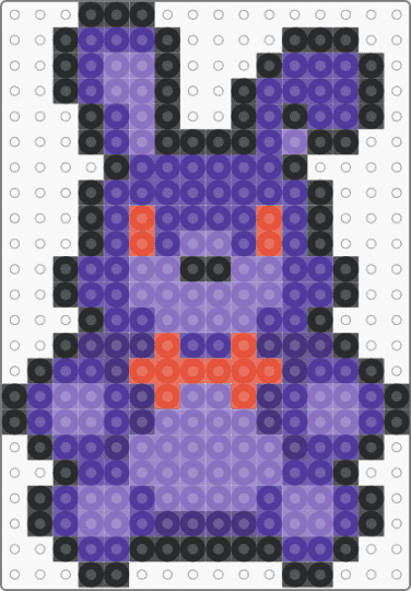 mini bonnie - purple,blue,small,tiny,charm,keychain,fnaf,five nights at freddys,video game,easy