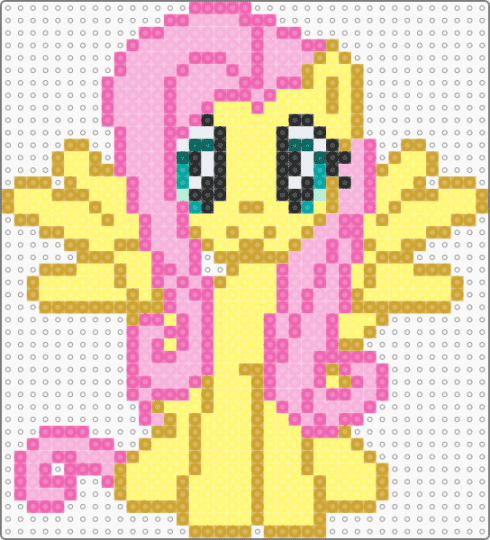 fluttershy - orange,yellow,pink,mlp,my little pony,flutter shy
