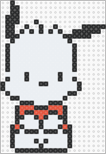 pochacco - white,puppy dog,cute,kawaii,sanrio,hello kitty,keychain,animal,animals