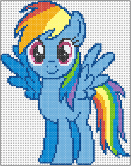 huge dashie fuse :333 - blue,light blue,rainbow dash,mlp,my little pony