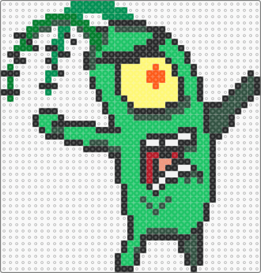 plankton! - green,spongebob squarepants,cartoon,cartoons,2000s,sea creature