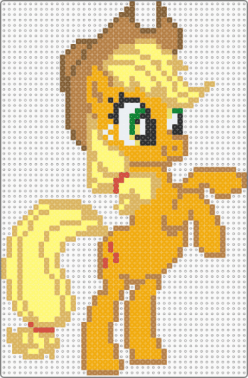 its buckin applejack! - yellow,orange,tan,mlp,my little pony,apple jack