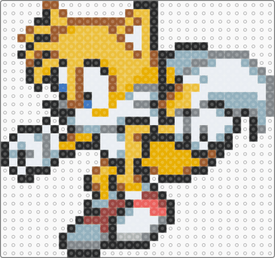 tails :3 - yellow,orange,light blue,colorful,cute,fox,sonic the hedgehog,video game,sega,furry,animal