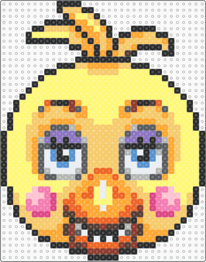 toy chica - orange,yellow,fnaf,five nights at freddys