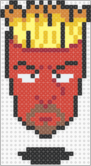 frylock - red,yellow,athf,aqua teen hunger force,adult swim