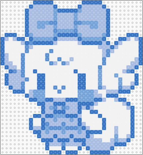 cloud puppy creature - blue,light blue,cute,kawaii,dog,pup,animal,animals,bow,wings