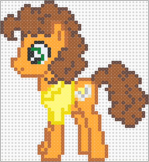 cheese sandwich - animal, animals, brown, cartoon, horse, mlp, my little pony, orange, tan, weird al yankovic