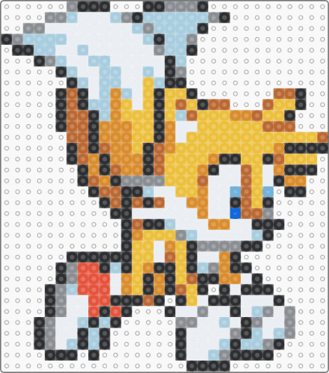 tails fly - colorful, light blue, miles prower, orange, sonic the hedgehog, video game