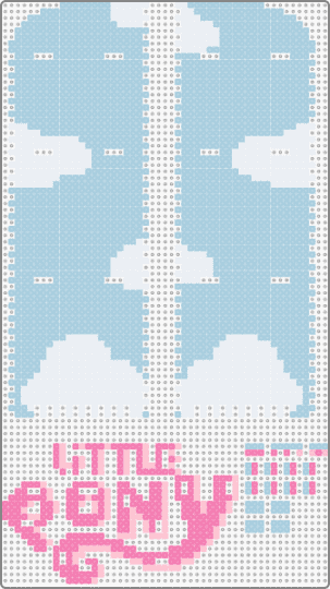 (mlp drawer set) 1/5 (check desc for assembly) - light blue,my little pony,cute,kawaii,decor,decoration,3d,chest
