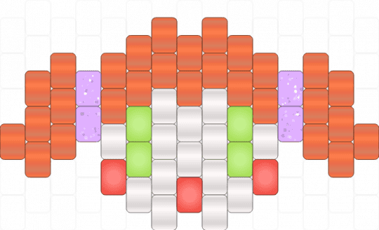 circus baby kandi charm - charms, clown, cute, five nights at freddys, fnaf, kawaii, orange, sister location, video game