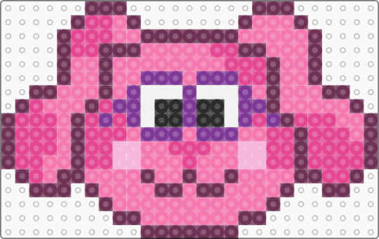magenta (blues clues) glasses ver. - cartoon, cute, dog, kawaii, pink, puppy