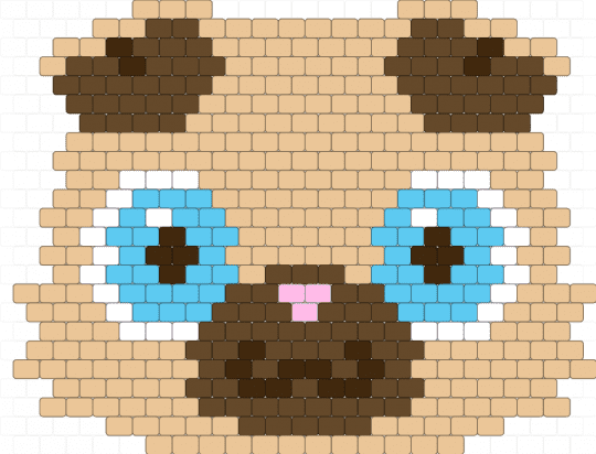 rockruff - animal animals, beige, brown, cute kawaii, games, nintendo, panel wall decor, pokemon, puppy dog, video game