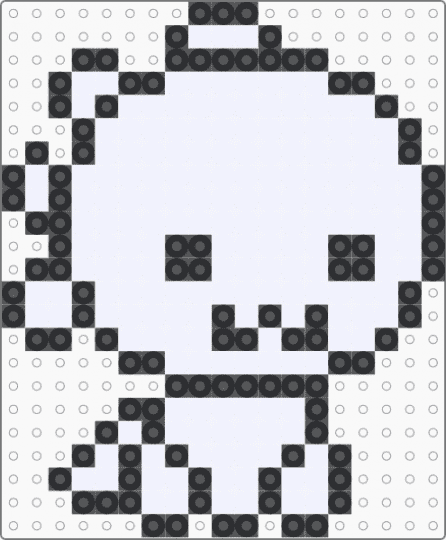 dino base - black, cute kawaii, dinosaur, white
