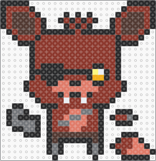 foxy dangler :3 - five nights at freddys, fnaf, furry, keychain, red, video game