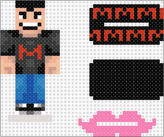 minecraft markiplier standee :3 - 2010s, beige, black, blue, colorful, mc, nostalgia, video game, youtube, youtuber