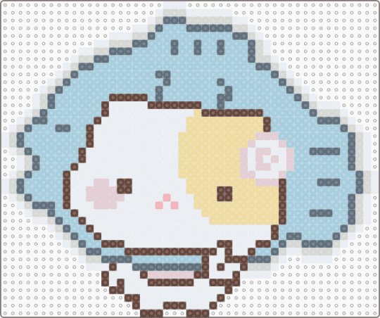 fish hat cat - light blue,kitty,kitten,fishcake,fish cake,cute,kawaii,animal,food