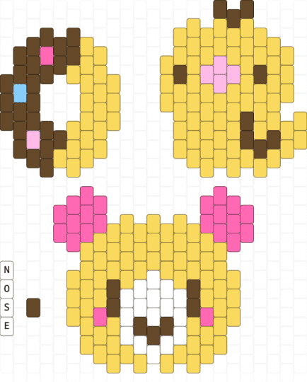 official 2008 mezzo piano aquabeads set (aq-s09) (6) - 2000s y2k, animal animals, bear, cute kawaii, cutecore kawaiicore, decora colorful, donut food dessert, duck duckling, yellow