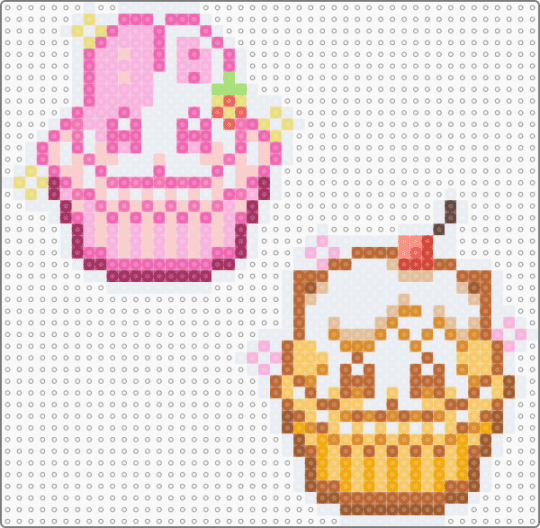 animal cupcakes - white,pink,beige,colorful,cute,kawaii,bunny rabbit,kitty cat,cupcake,food,dessert,animals