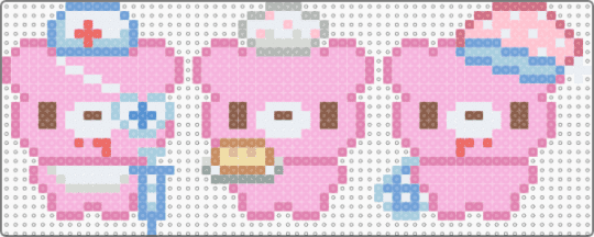 chibi gloomies - pink,gloomy bear,cute,kawaii,keychain,small,charm
