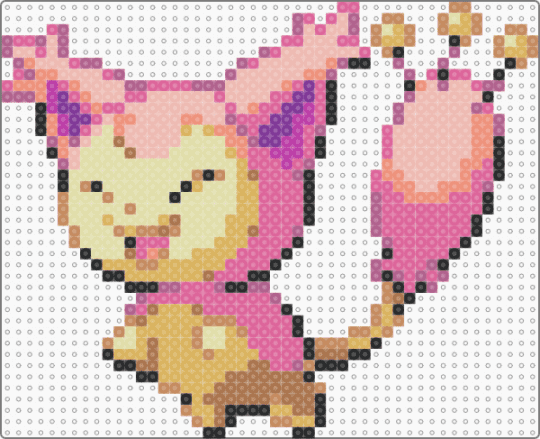 gen 4 skitty - animal, cute, kawaii, kitty cat, nintendo, orange, pink, pokmon, video game