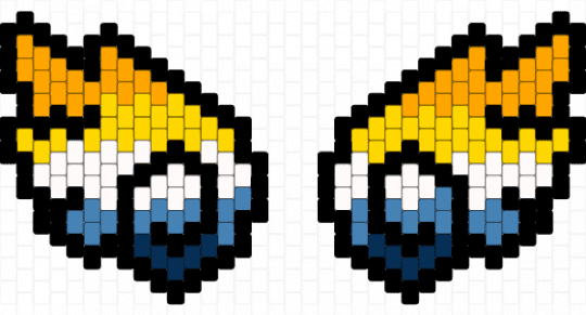 aroace angel wings - accessory, lgbt, lgbtq, lgbtqia, orange, pride, yellow