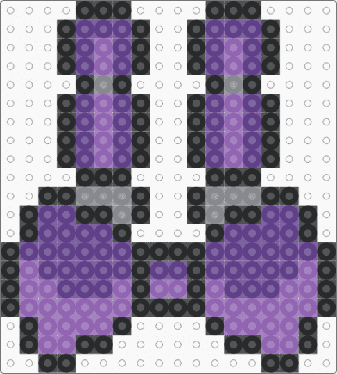 bonnie bow (glue to hairclip) - pink,purple,fnaf,five nights at freddys,accessory,accessories,hairbow,video game