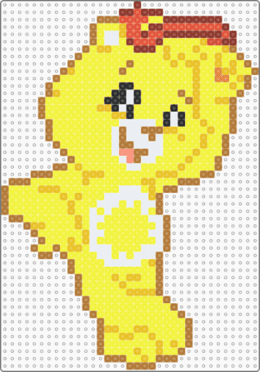 funshine bear care bears 2007 - animal, care bear, carebear, carebears, cartoon, cute, fun shine, kawaii, yellow