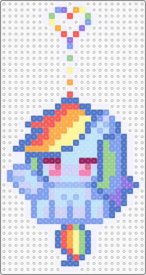 rainbow dash keychain - animal animals, blue, cartoon, charm, cute kawaii, decora, light blue, mlp my little pony, pink, scene, scenemo