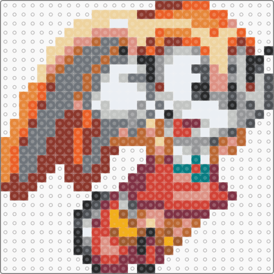 cream the rabbit sprite (victory) - red,beige,gray,cute,kawaii,furry,animal,video game,sonic the hedgehog,bunny,sega
