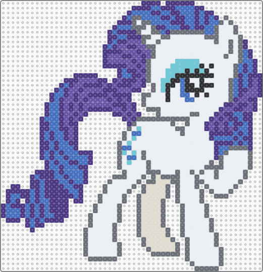 rarity - purple,gray,blue,mlp,my little pony