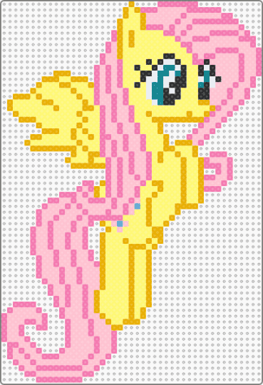flutter - pink,yellow,fluttershy,shy,mlp,my little pony