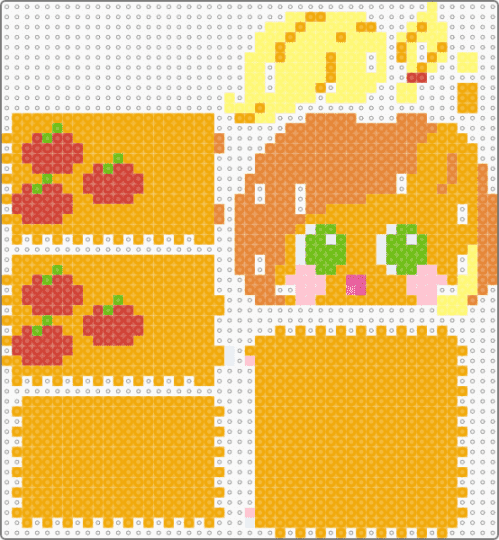 (mlp drawer set) applejack box (check desc for assembly) - 3d, apple jack, chest, cute, decor, decoration, kawaii, my little pony, orange