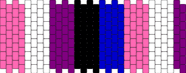 Gender-fluid flag - gender fluid,pride,vertical,stripes,cuff,community,pink