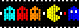 Pacman - pacman,namco,arcade,ghosts,classic,nostalgia,characters,cuff