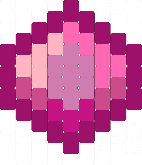 rose quartz gem - pink